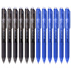 ParKoo Retractable Erasable Gel Pens Twist-Write, Fine Point 0.7 mm, Make Mistake Disappear, 12 Blue Ink Pens for Drawing Writing Planners and Crossword Puzzles - ParKoo