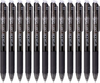 ParKoo Retractable Erasable Gel Pens Twist-Write, Fine Point 0.7 mm, Make Mistake Disappear, 12 Blue Ink Pens for Drawing Writing Planners and Crossword Puzzles - ParKoo