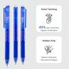 ParKoo Retractable Erasable Gel Pens Twist-Write, Fine Point 0.7 mm, Make Mistake Disappear, 12 Blue Ink Pens for Drawing Writing Planners and Crossword Puzzles - ParKoo