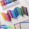 ParKoo Erasable Gel Pens, 24 Colors Retractable Erasable Colored Pens Fine Point 0.7mm, Make Mistakes Disappear, Assorted Color Inks for Drawing Coloring Writing Planner - ParKoo