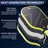 TOGRA Pickleball Paddles Set of 2, USAPA Approved Carbon Fiber Pickleball Set, Lightweight Graphite Pickleball Rackets with 4 Pickleball Balls, 1 Pickleball Bag, Pickle Ball Paddle Set - ParKoo