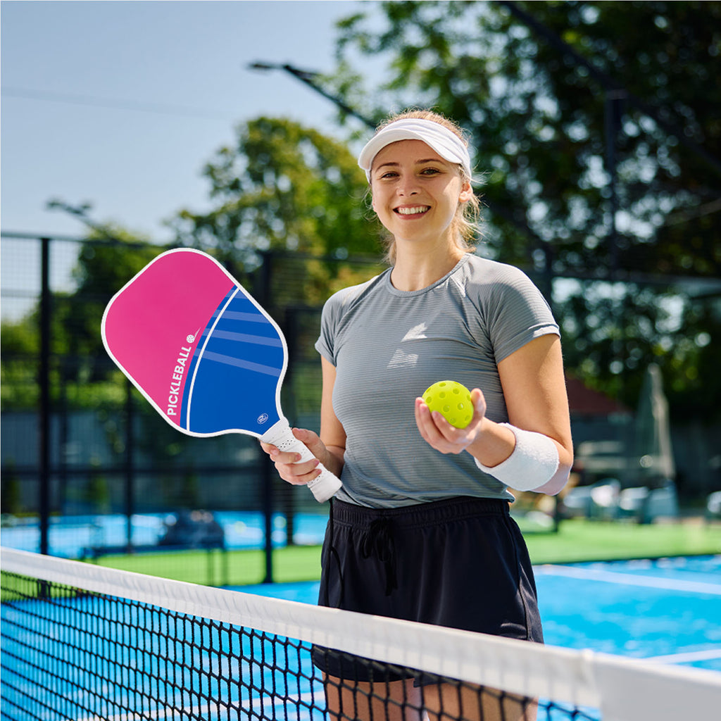 TOGRA Pickleball Paddles Set of 2, USAPA Approved Carbon Fiber Pickleball Set, Lightweight Graphite Pickleball Rackets with 4 Pickleball Balls, 1 Pickleball Bag, Pickle Ball Paddle Set - ParKoo