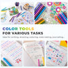 ParKoo Erasable Gel Pens, 24 Colors Retractable Erasable Colored Pens Fine Point 0.7mm, Make Mistakes Disappear, Assorted Color Inks for Drawing Coloring Writing Planner - ParKoo