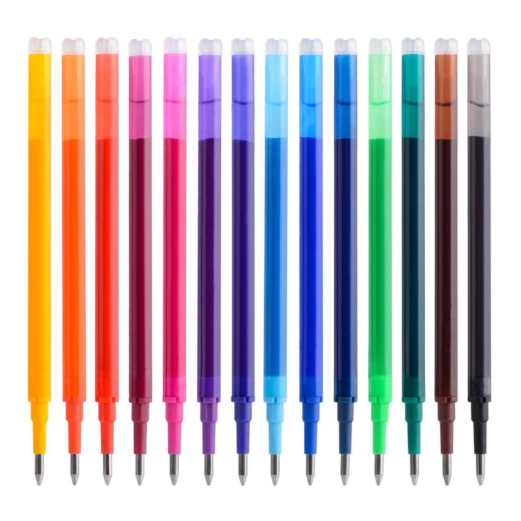 ParKoo Pens & Refills ParKoo Gel Ink Refills Compatible with FriXion and Friction Erasable Gel Pens, Fine Point 0.7 mm, 14 Colors