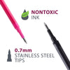 ParKoo Pens & Refills ParKoo Gel Ink Refills Compatible with FriXion and Friction Erasable Gel Pens, Fine Point 0.7 mm, 14 Colors