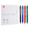 ParKoo Pens & Refills ParKoo Retractable Erasable Gel Pens 0.7 mm, No Need for White Out,12-pack