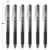 ParKoo Pens & Refills ParKoo Retractable Erasable Gel Pens Clicker, Fine Point, Black Ink, 6-Pack （Out of stock, available on the 20th）